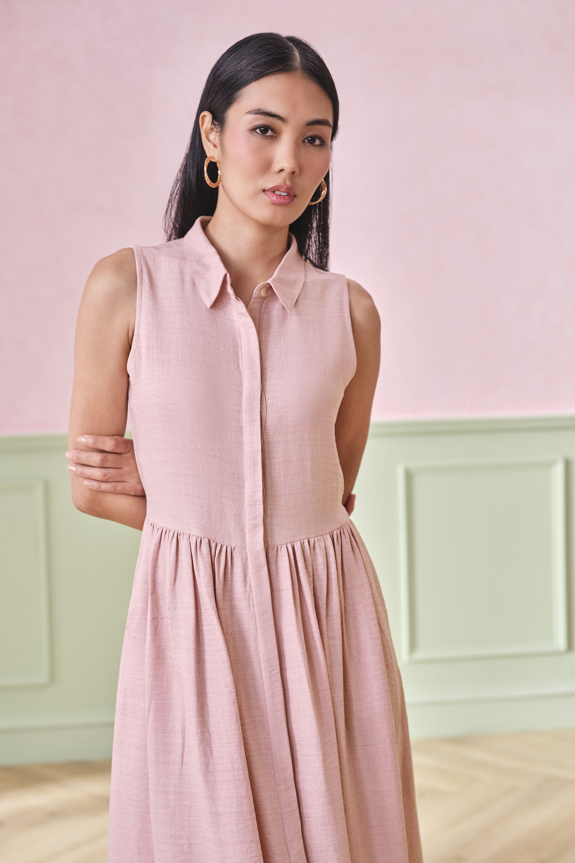 Bubble-yum Peach Dress, Peach, image 3